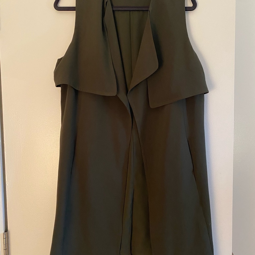Romeo & Juliet Army Green Long Vest